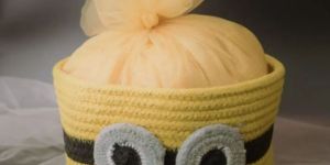 Minions Cotton Rope Basket