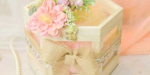 Pinewood Hexagon Boxes