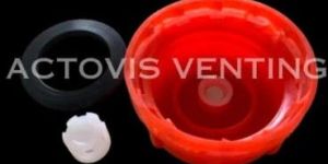 DIN 43 Red Vented Caps