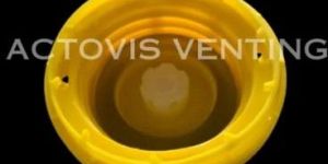 DIN 50 Yellow Vented Caps