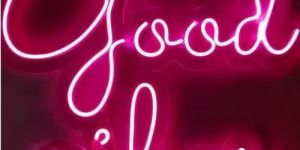 LED Good Vibes Neon Sign Board