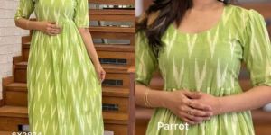 Ladies Ikat Cotton Kurti