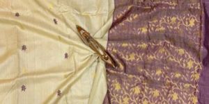 Weaving Tussar Silk Sarees