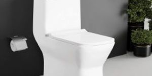 Vintage One Piece Toilet Closet