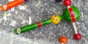 Wooden Rabbit Rattle