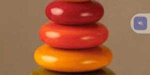 Wooden Small Ring Set