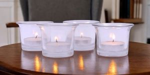 Votive Tealight Glass Candle Holder