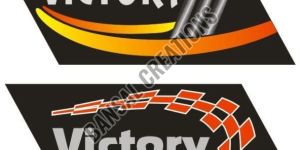Victory E Rickshaw Sticker