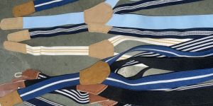 Party Wear Kids Suede Suspenders