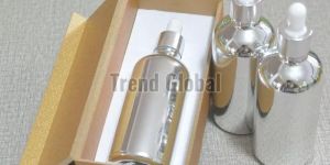 Silver Paint Coated Dropper Bottle