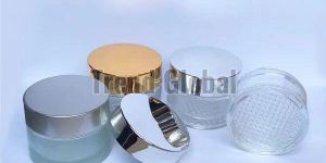 Strong Grid Glass Jar