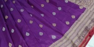 Handloom Kadua Katan Pure Silk Banarasi Saree