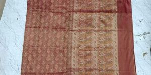 Handmade Zari Gold Banarasi Silk Saree