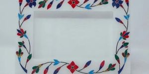 White Marble Photo Frame