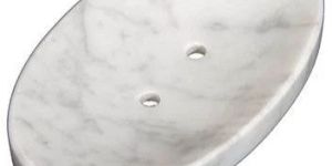 White Marble Stone Soap Dish