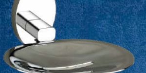 Saffron Chrome Plated Stainless Steel Soap Dish