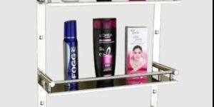 Stainless Steel Bathroom Double Shelf