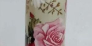 Floral Printed Copper Water Bottle