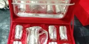 Silver Plated Brass Lemon Set with Tray