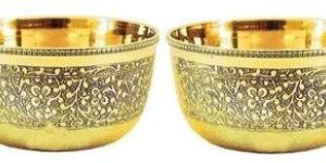 Vintage Brass Bowl Set of 2