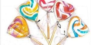 Heart Shape Strawberry Candy Lollipop