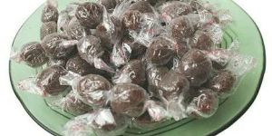Round Brown Imli Toffee Candies