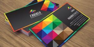 Multiclour Visiting Cards