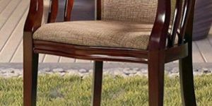 Wooden Chair with Armrest