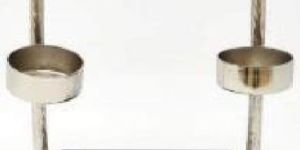 Iron & Wood Candle Holders