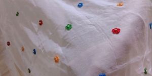 Crochet Work Chanderi Dupatta