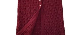 Ladies Sleeveless Crochet Sweater