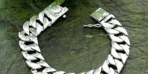 Mens Sterling Silver Bracelet