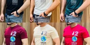 Mens Printed Cotton T Shirt