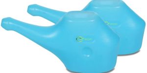 RCSP Sky Blue Plastic Jal Neti Pot Pack of 2