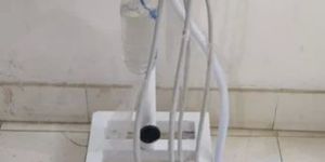 Stainless Steel Manual Portable Dental Unit Trolley