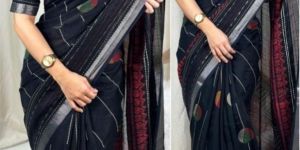 Ladies Katha Work Saree