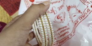 Golden Shakha Pola Bangles