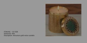 Aluminium Golf Motive Candle
