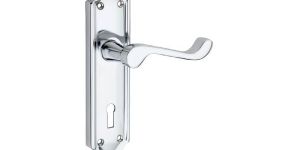 Vestal Mortice Zinc Handle On Zinc Backplate - VZZB-005