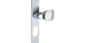 Vestal Mortice Zinc Handle On Zinc Backplate - VZZB-030
