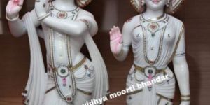 Marble Radha Krishna Statue