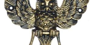 Owl Fly Iron Door Knocker