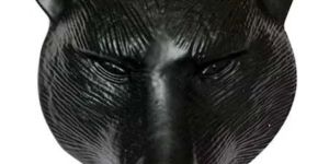 Wolf Black Antique Iron Door Knocker