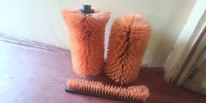 Milk Can Scrubber Brush Plastic Body