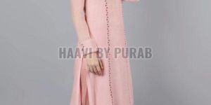 Ladies Resham Embroidered Chanderi Silk Kurta with Pant