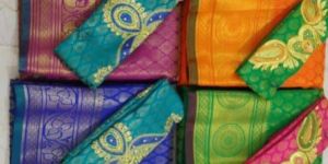 Brocade Jacquard with Blouse Computerised Work