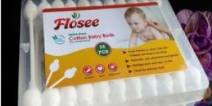 Flosee 55 Sticks Baby Buds Paper Sticks