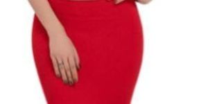 Red Lycra Saree Shapewear