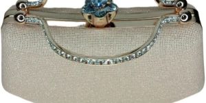 Women Grey Resin Clutch Bag