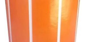 Orange Thermal Barcode Sticker